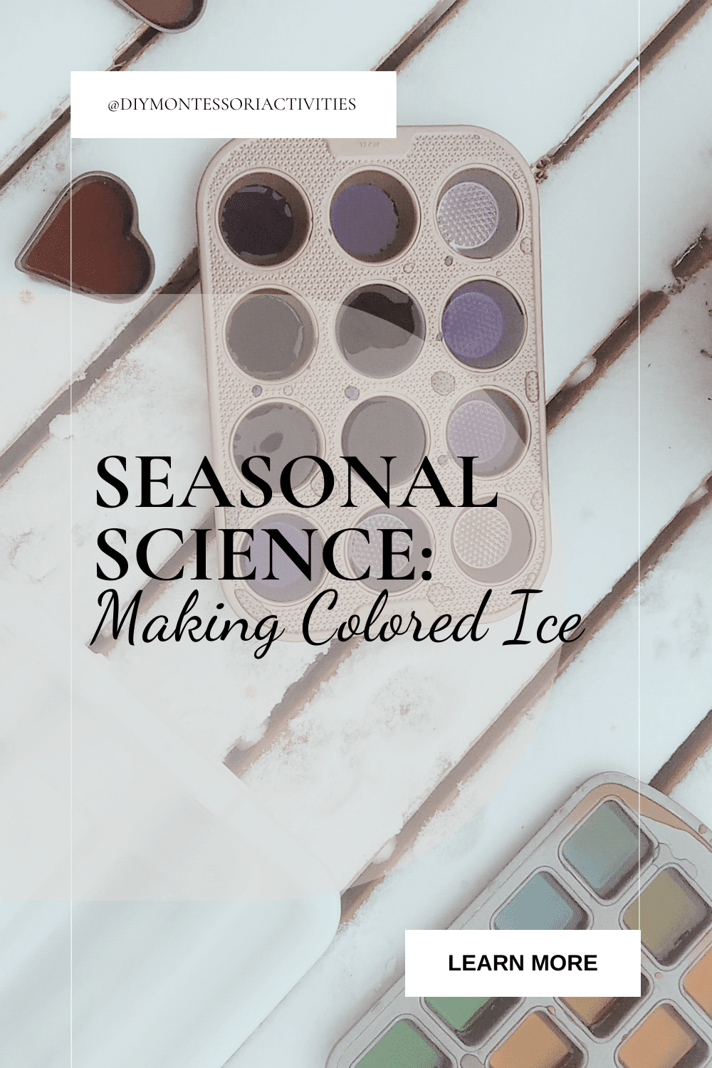 Seasonal Science Fun: Making Colored Ice