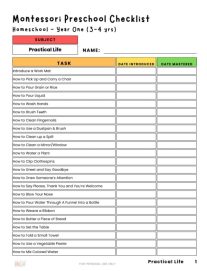 Montessori at Home Curriculum for Montessori Homeschool Preschool- 3 to 6 Years Old- FREE Printable in Multiple Languages- English, Spanish, Hindi, Russian, Chinese