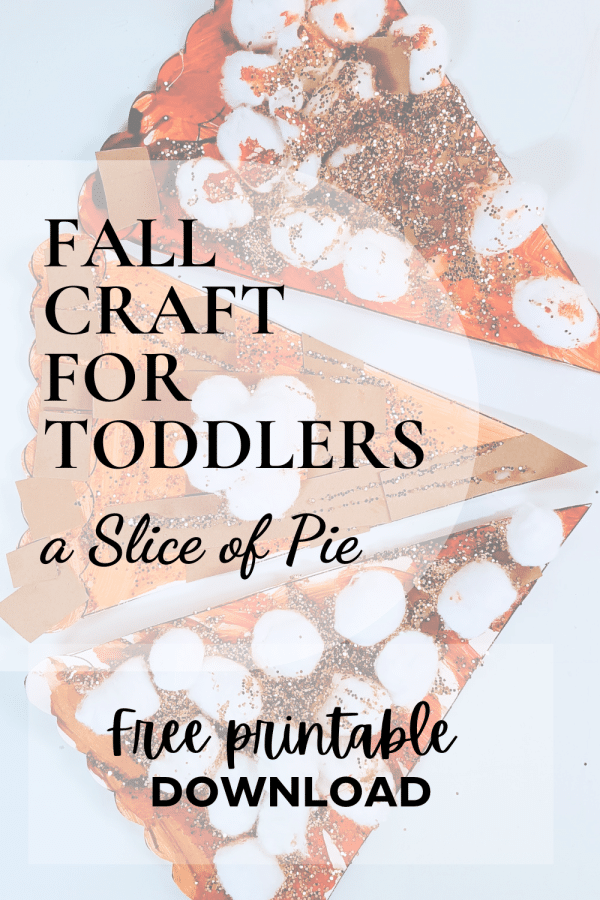 Montessori Fall Craft Ideas- Slice of Pie Craft with FREE Printable 3 Montessori Fall Craft Ideas- Slice of Pie Craft with FREE Printable